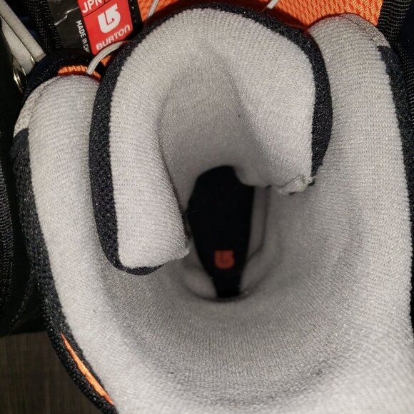 Burton Fader Matrix 2 Lace Snowboarding Boots Black/Grey/Orange Size Men's 8 - Picture 9 of 12